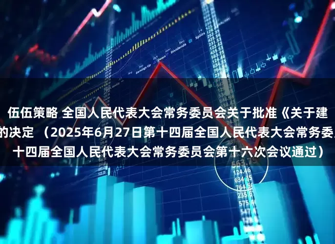 伍伍策略 全国人民代表大会常务委员会关于批准《关于建立国际调解院的公约》的决定 （2025年6月27日第十四届全国人民代表大会常务委员会第十六次会议通过）