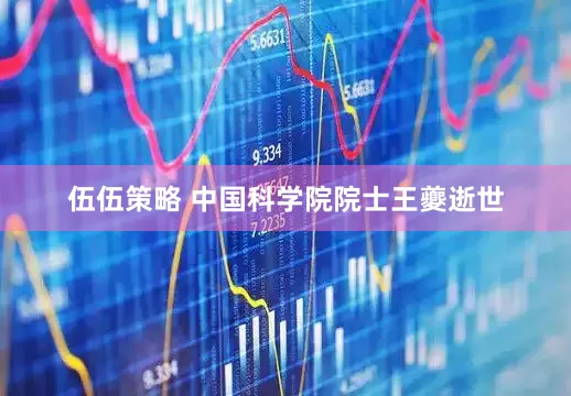 伍伍策略 中国科学院院士王夔逝世